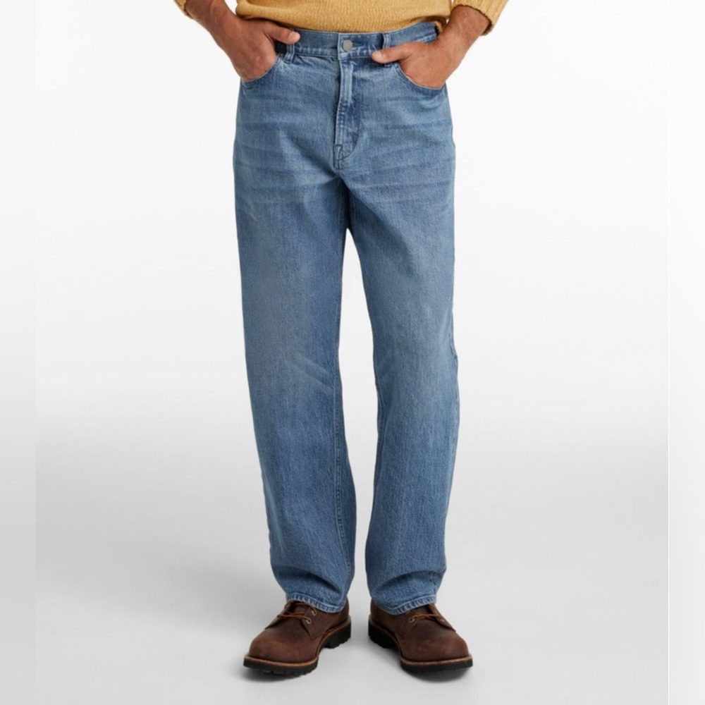 L.L. Bean Relaxed Fit Light Blue Jeans